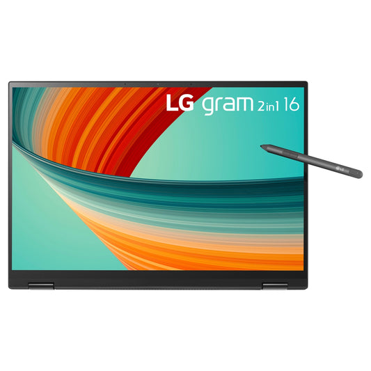 LG Gram 16T90R-K.AA78A1, Intel® Core™ i7, 40.6 cm (16), 2560 x 1600 pixels, 16 GB, 1 TB, Windows 11 Home