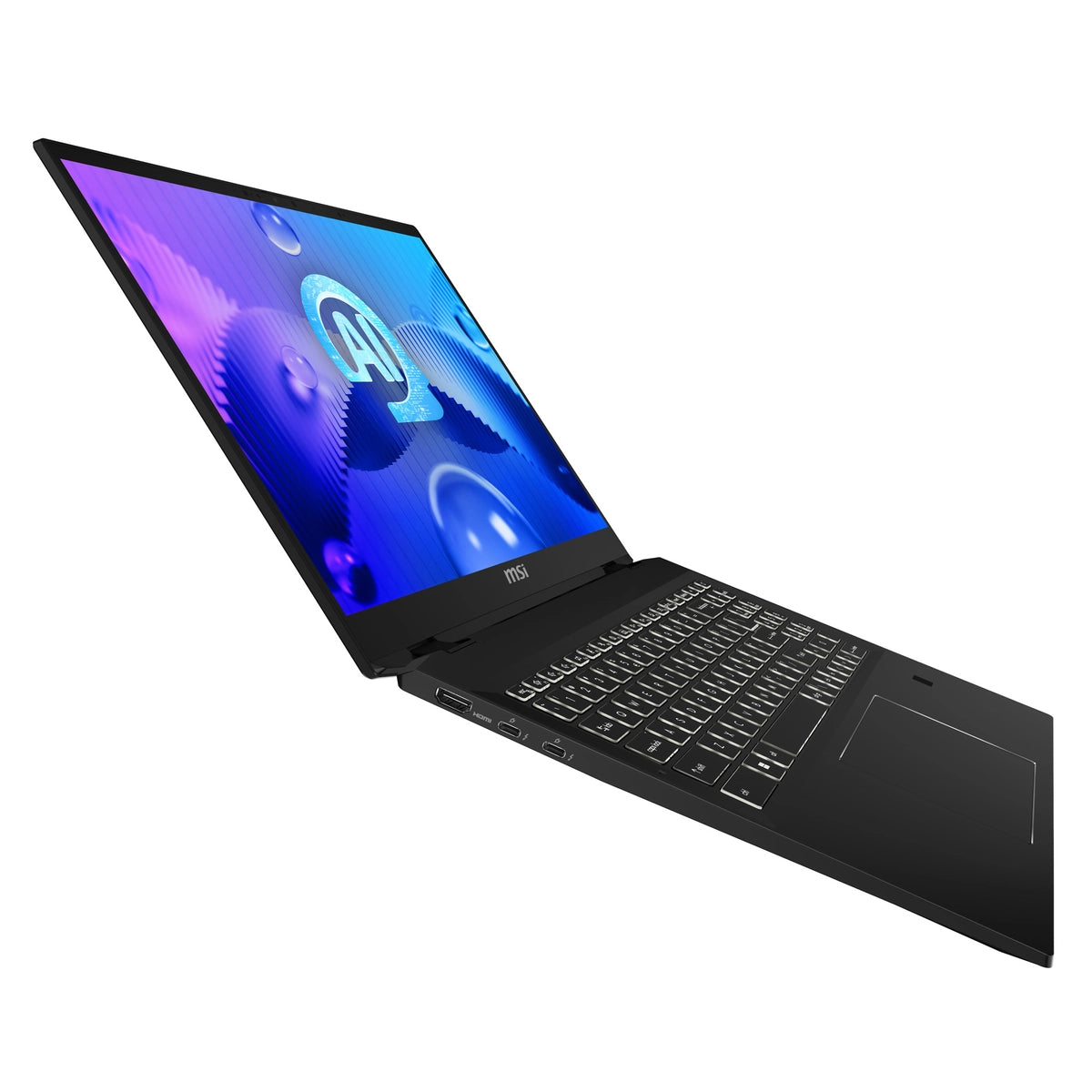 MSI Summit E16 AI Evo A1MTG, 40.6 cm (16), 2560 x 1600 pixels, LPDDR5-SDRAM, Windows 11 Pro, Black