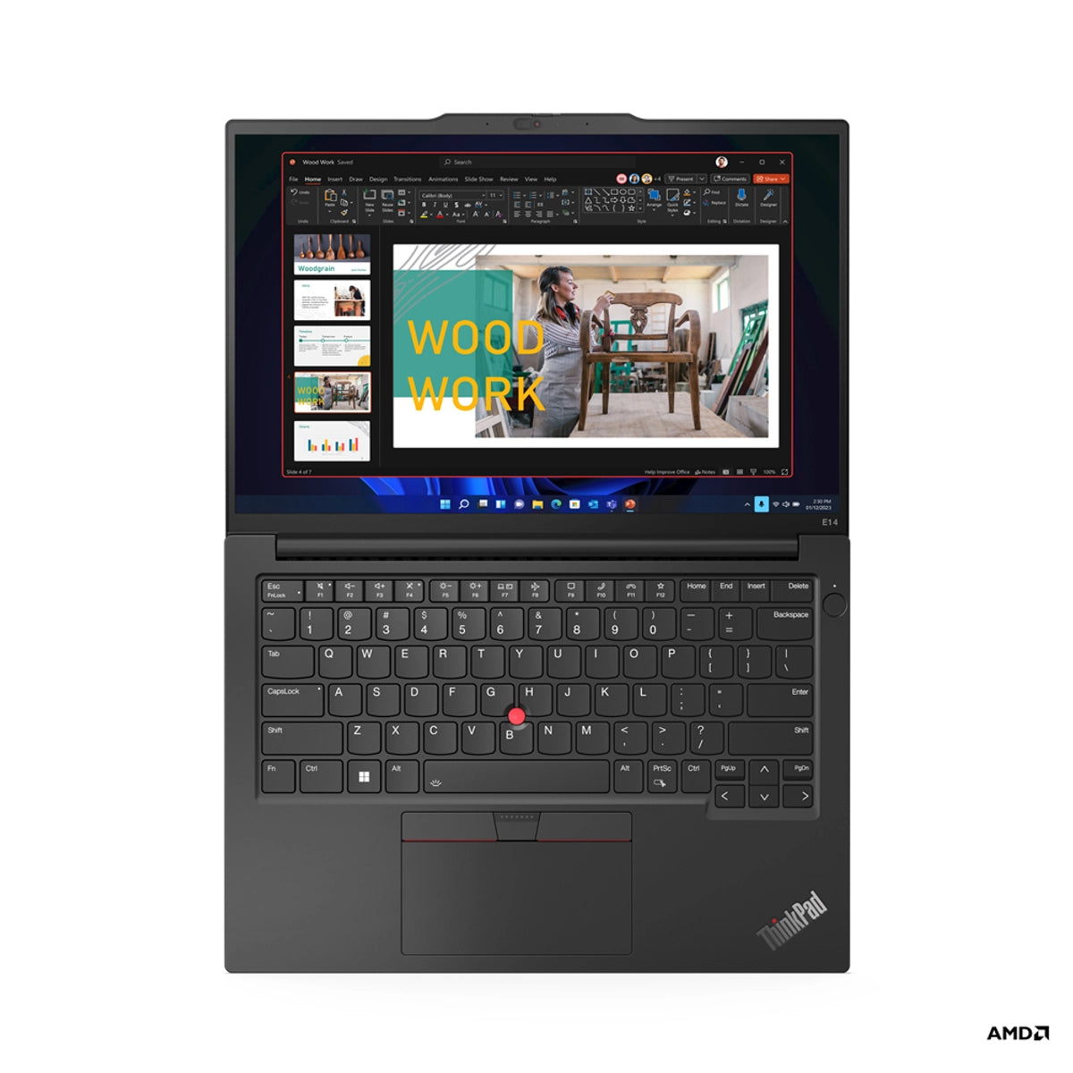 Lenovo ThinkPad E14 Gen5 (14 inch) FHD+ Notebook Computer AMD Ryzen 5 8GB RAM 256GB SSD (Graphite Black)