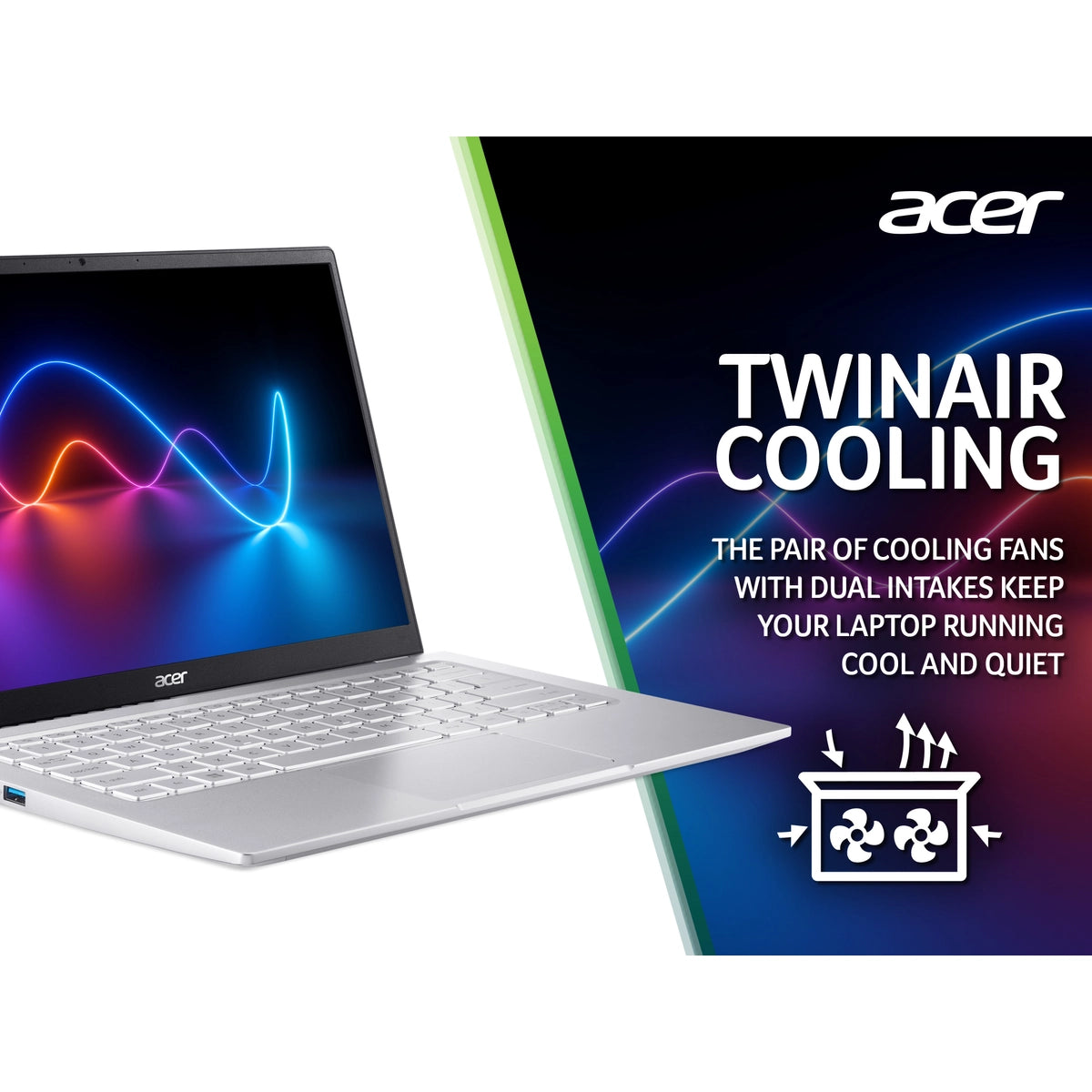 Acer Swift Go (14 inch) Full HD Notebook Computer AMD Ryzen 5 8GB RAM 512GB SSD