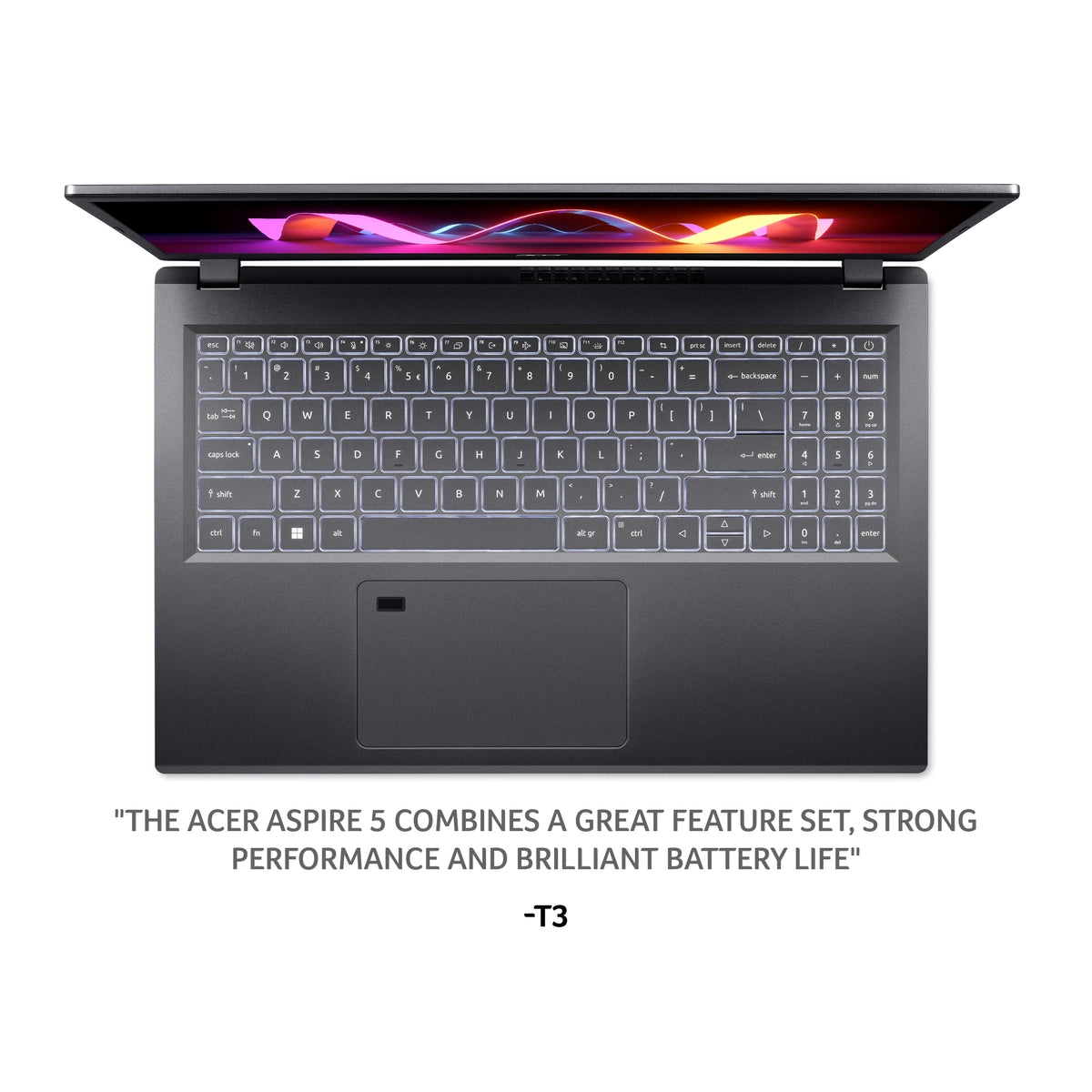 Acer Aspire 5 (15.6 inch) Full HD Notebook Computer AMD Ryzen 7 16GB RAM 512GB SSD (Iron)