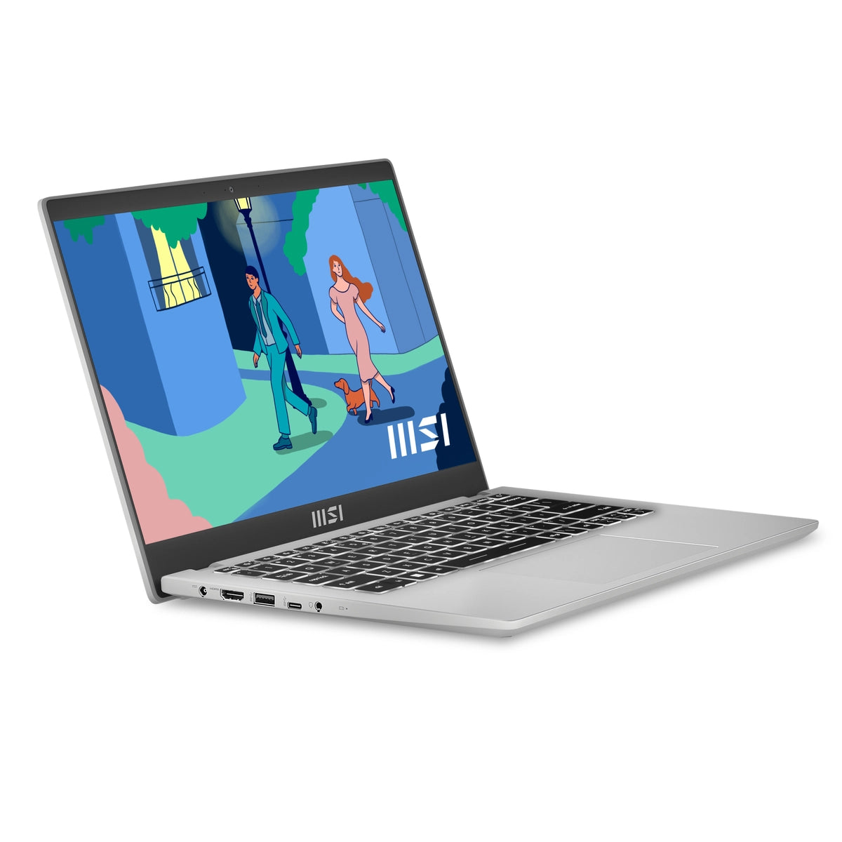 MSI Modern 14 (14 inch) Full HD Notebook Computer Intel Core i5 8GB RAM 512GB SSD (Urban Silver)