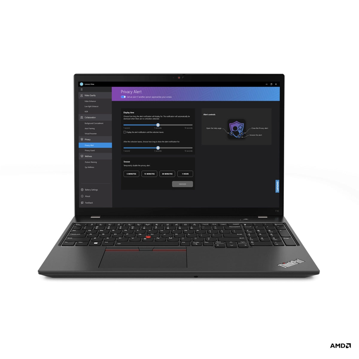 Lenovo ThinkPad T14 Gen4 (14 inch) FHD+ Notebook Computer AMD Ryzen 7 16GB RAM 512GB SSD (Thunder Black)