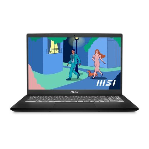 MSI Modern 15 (15.6 inch) Full HD Notebook Computer AMD Ryzen 5 8GB RAM 512GB SSD (Black)