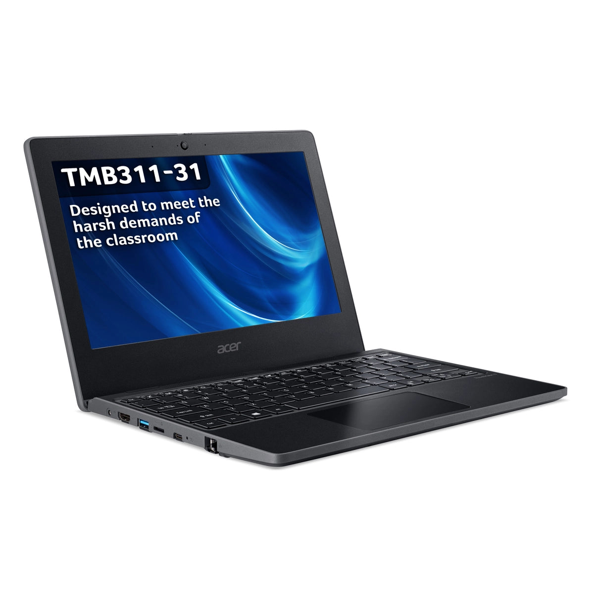 Acer TravelMate B3 (11.6 inch) Notebook Intel Celeron N4120 4GB RAM 64GB SSD (Black)