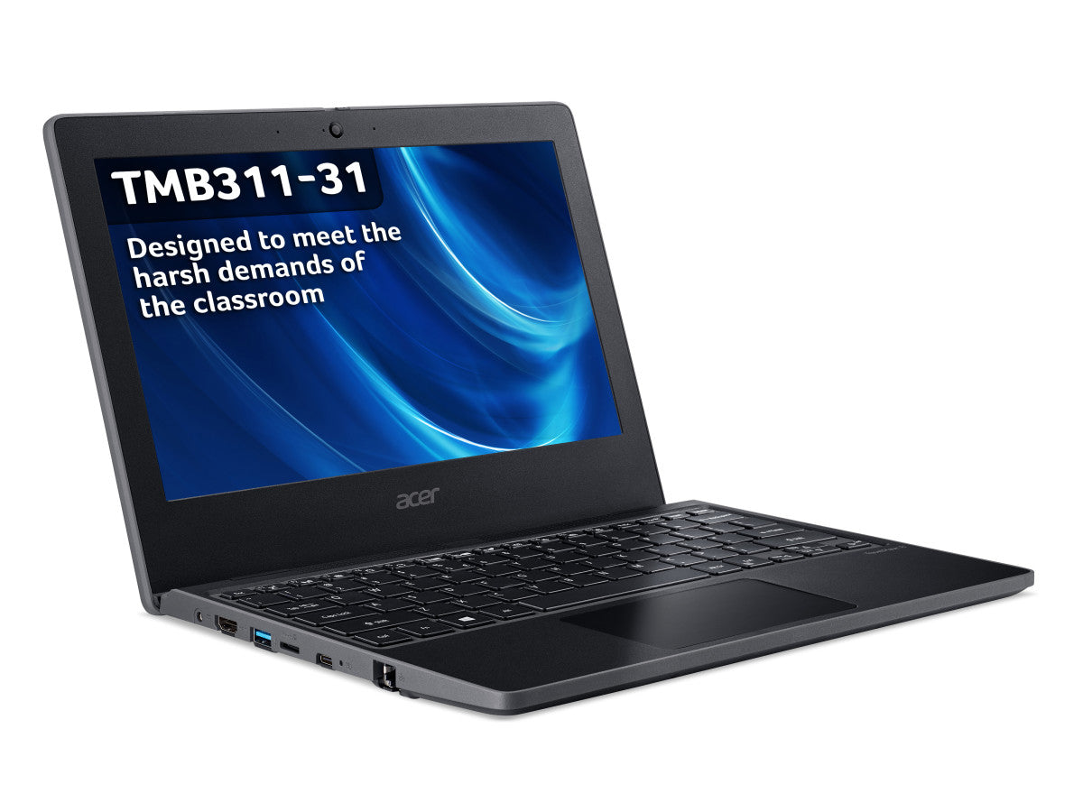 Acer TravelMate B3 TMB311-31. 11.6, Celeron N4120, 4 GB RAM, 64 GB eMMC, UK, Intel® Celeron® N, 1.1 GHz, 29.5 cm (11.6), 1366 x 768 pixels, 4 GB, 64 GB