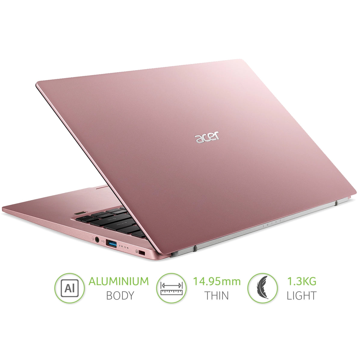 Acer Swift 1 SF114-33 14 inch Intel Pentium N6000 4GB RAM 256GB SSD Windows 10 in S Mode Laptop