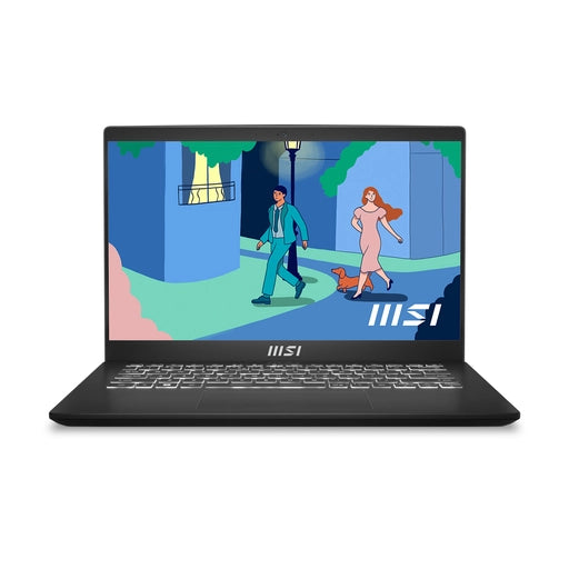 MSI Modern 14 (14 inch) Full HD Notebook Computer AMD Ryzen 5 8GB RAM 512GB SSD (Black)