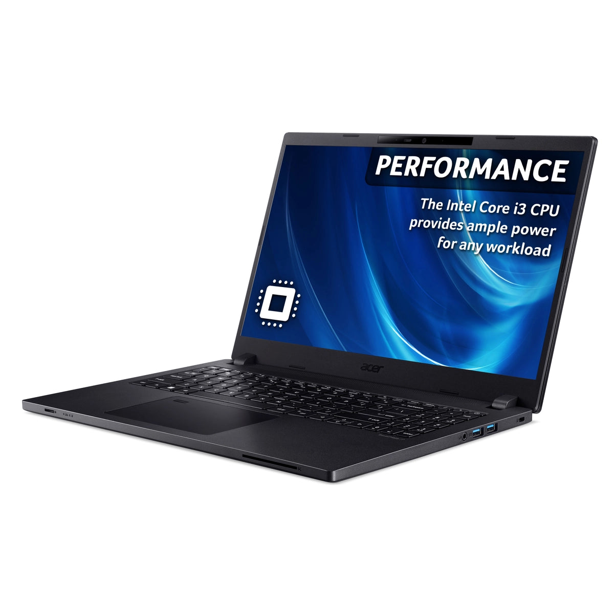 Acer TravelMate P2 TMP215-54 15.6 Inch 12th gen Intel Core i3 8GB RAM 256GB SSD Windows 11 Pro Laptop