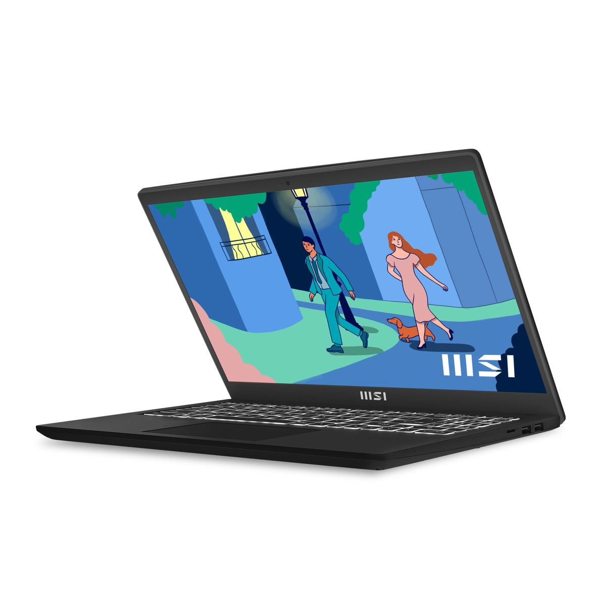 MSI Modern 15 (15.6 inch) Full HD Notebook Computer AMD Ryzen 5 8GB RAM 512GB SSD (Black)